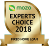 Mozo Experts Choice 2018 logo for Fixed Home Loan product